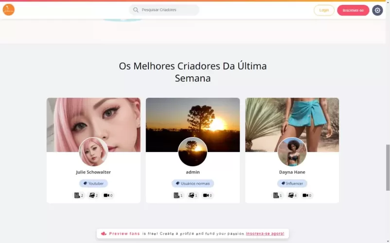 Sistema Para Criadores De Conteúdo Tipo Onlyfans