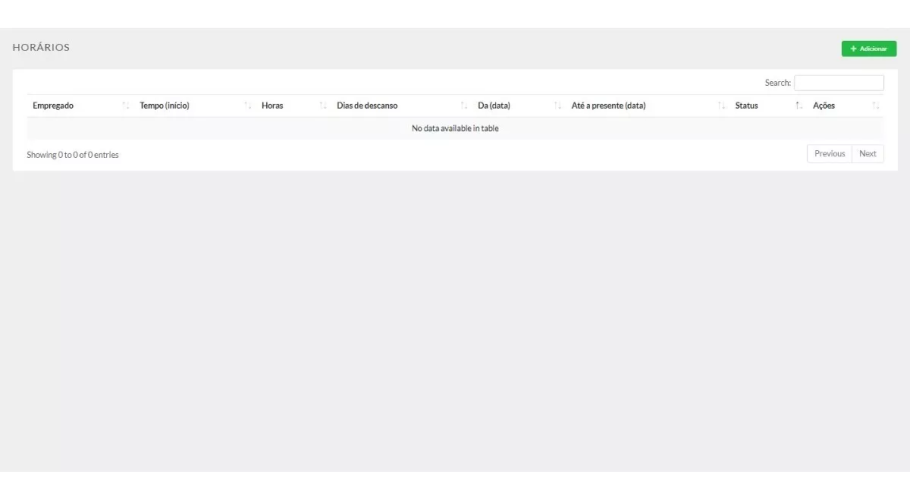Sistema De Relógio De Ponto Para Funcionários