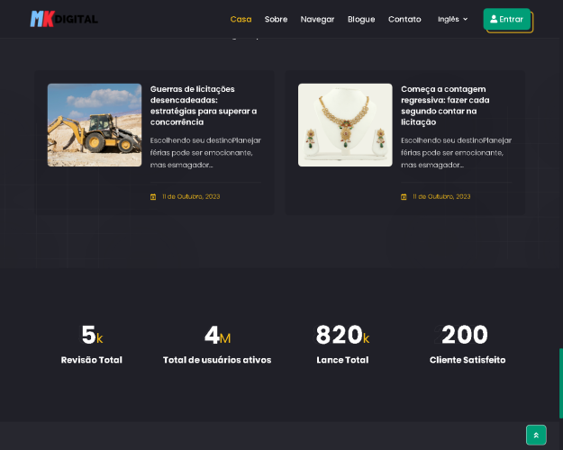 Plataforma  Leilão