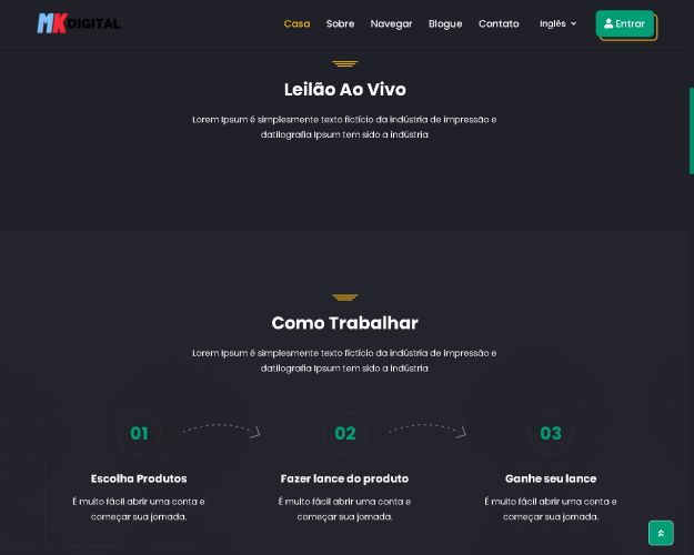 Plataforma  Leilão