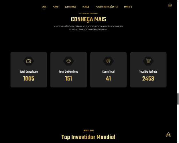 Sistema Plataforma De Investimento
