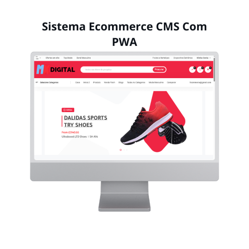 Sistema Ecommerce CMS Com PWA