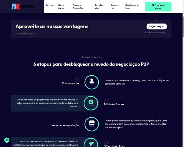 Plataforma de Negociação P2P