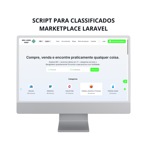 Script Para Classificados Marketplace Laravel