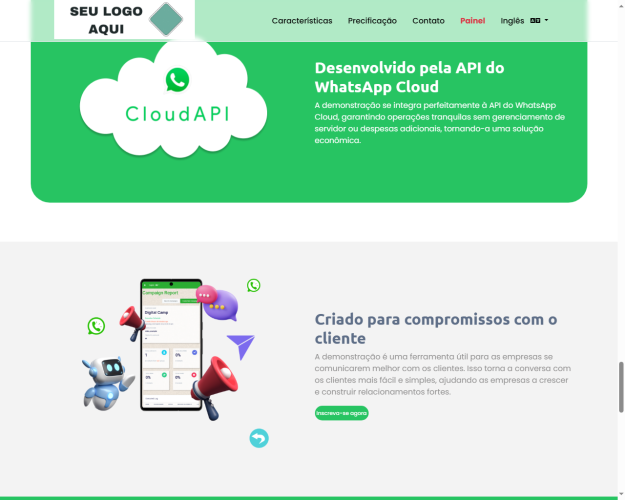 Plataforma de marketing para  WhatsApp