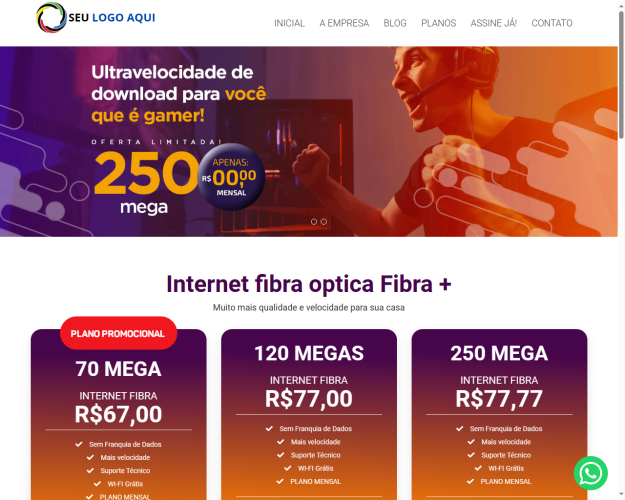 Sistema Completo Provedor De Internet Em Php 100% Responsivo