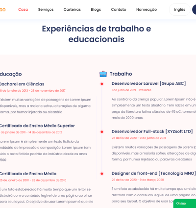 Sistema Construtor De Sites Portfolio Saas 6