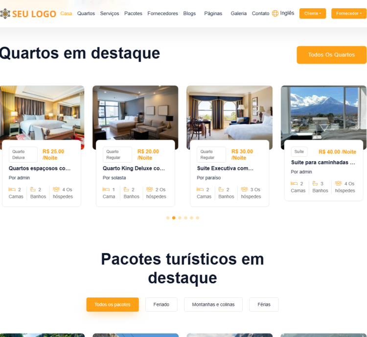 Sistema Para Site De Reservas De Hotéis