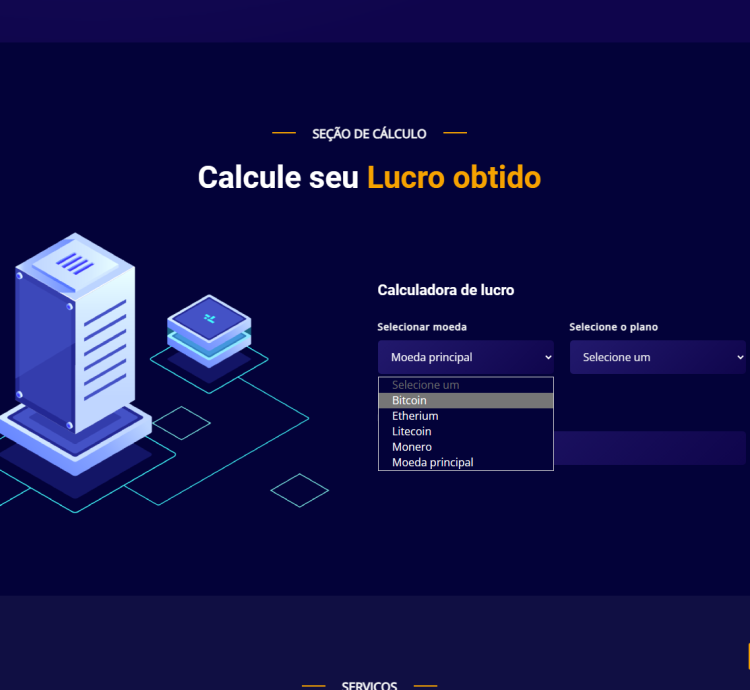 Sistema de Plataforma de Mineração em Nuvem