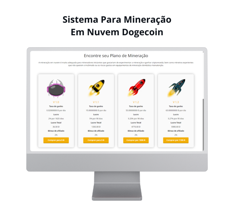 Sistema Para Mineração Em Nuvem Dogecoin