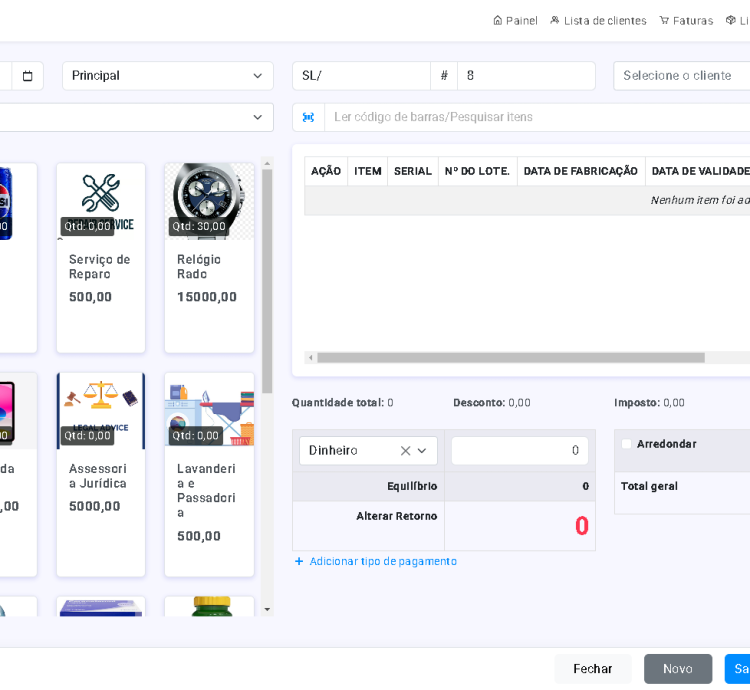 Sistema De Faturamento, Pos, Cobrança Estoque Com Gst E Crm
