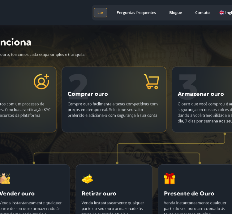 Sistema De Negociação De Ouro Online