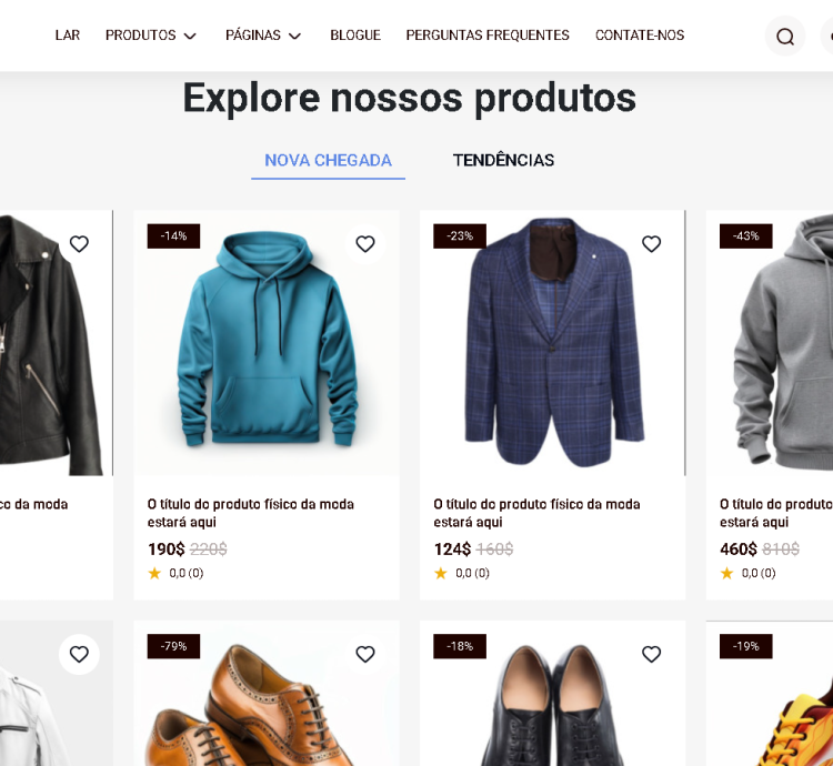 Sistema Para Comércio Eletrônico E Vestuário Online