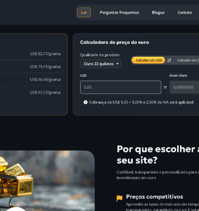 Sistema De Negociação De Ouro Online 7