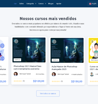 Sistema Para Ensino E Aprendizagem Online Cursos 10