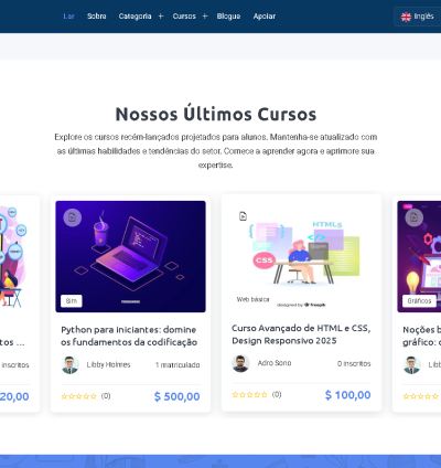 Sistema Para Ensino E Aprendizagem Online Cursos 9