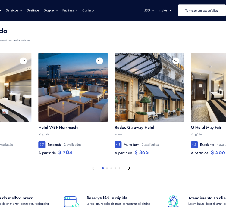 Sistema Para  Sites de Reservas Hotel