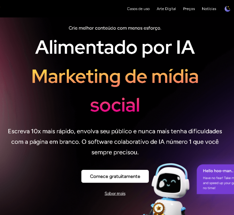 Sistema Para Gerador De Conteúdo E Imagem De Ia Saas
