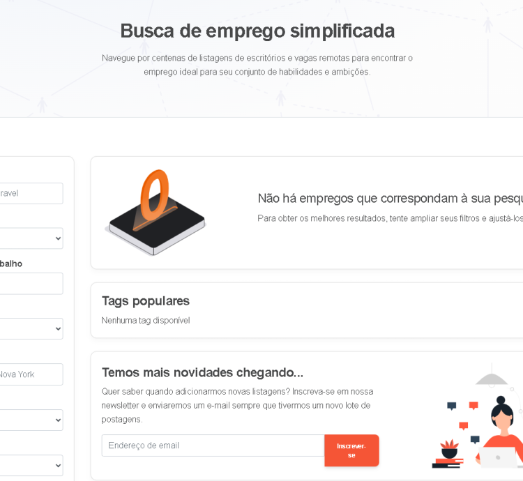 Sistema Plataforma Saas De Listagens De Empregos