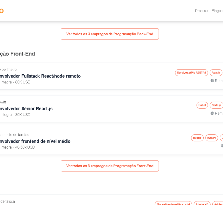 Sistema Plataforma Saas De Listagens De Empregos