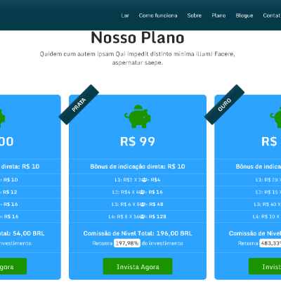 Sistema Investimentos Matriz Multinível 5