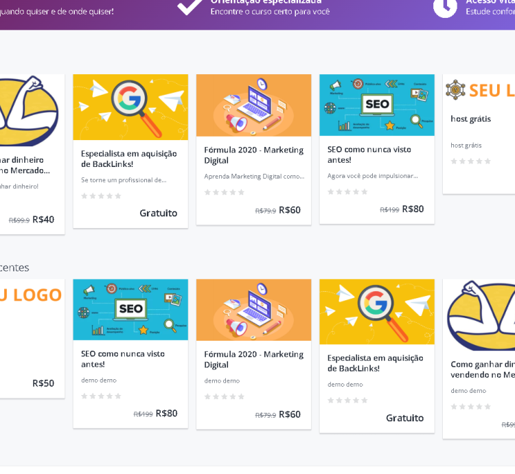 Sistema Completo Para Venda De Cursos Online