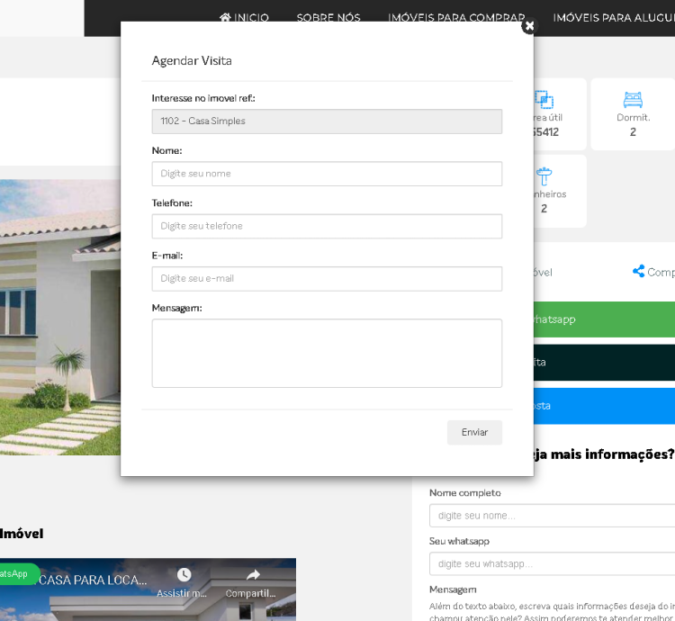 Sistema Para Imobiliárias - Pronto Para Uso!