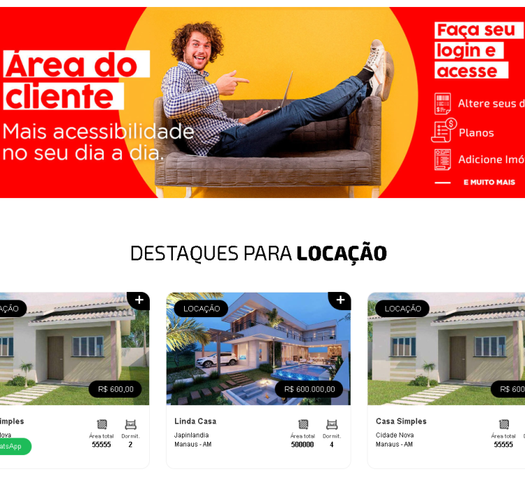 Sistema Para Imobiliárias - Pronto Para Uso!