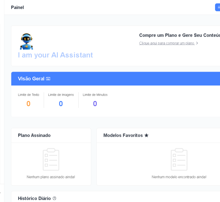 Gerador De Conteúdo Inteligência Artificial Saas