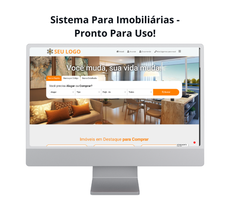 Sistema Para Imobiliárias Pronto Para Uso