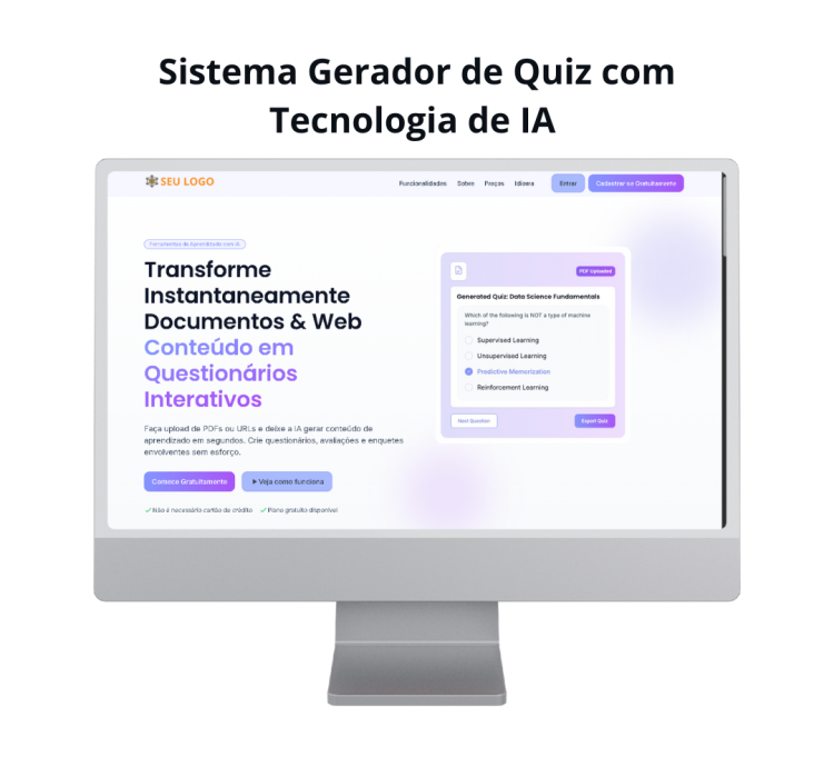 Gerador De Quiz Com Tecnologia De Ia