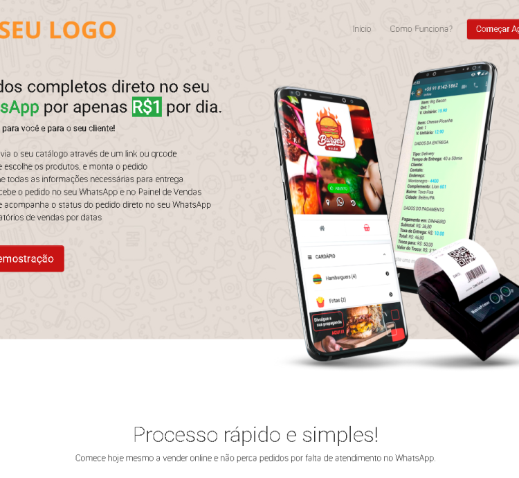 Sistema Completo Para Delivery Multicardápios