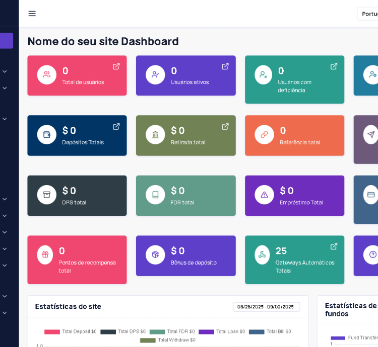 Sistema Bancário Digital Avançado Com Múltiplas Carteiras