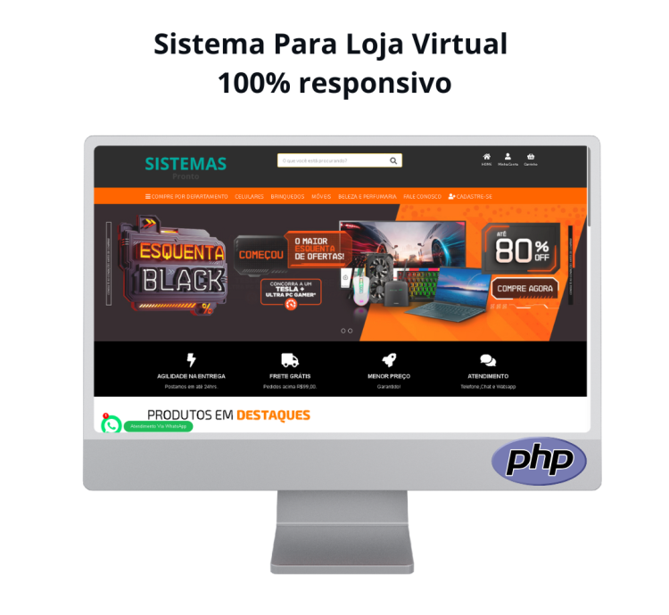 Script PHP Loja Virtual