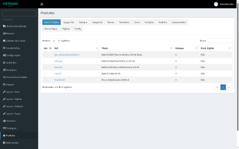 Script PHP Loja de Baterias 4