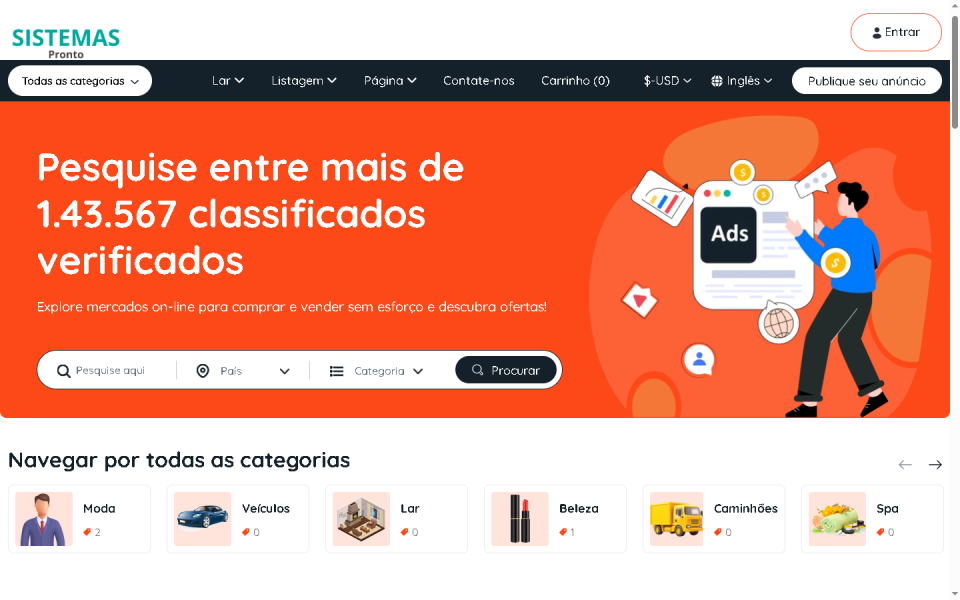 Script Laravel Para Classificados