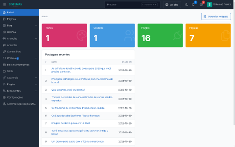 Script de Blog Laravel Limpo 7