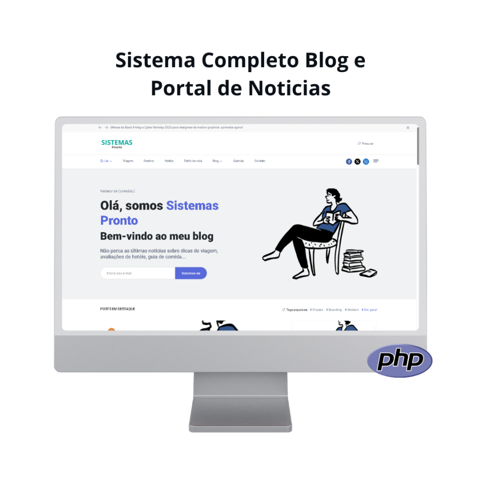 Script de Blog Laravel Limpo