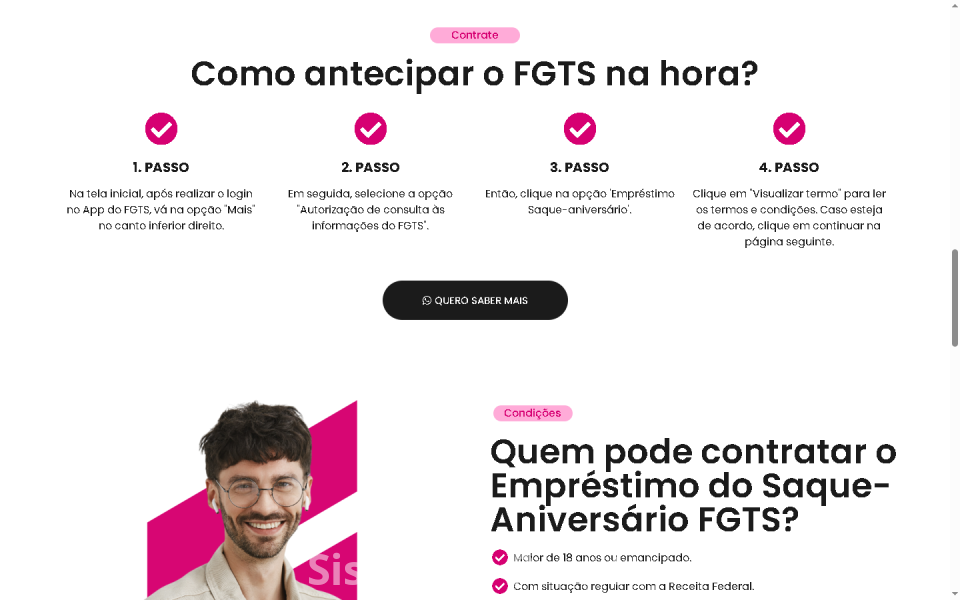 Landing Page para Financeiras WordPress 100% Editável